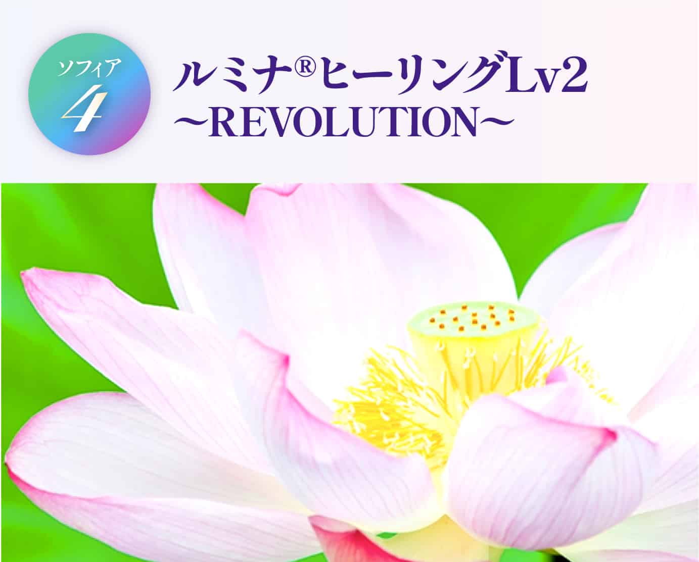 ルミナ®ヒーリングLv2〜REVOLUTION〜